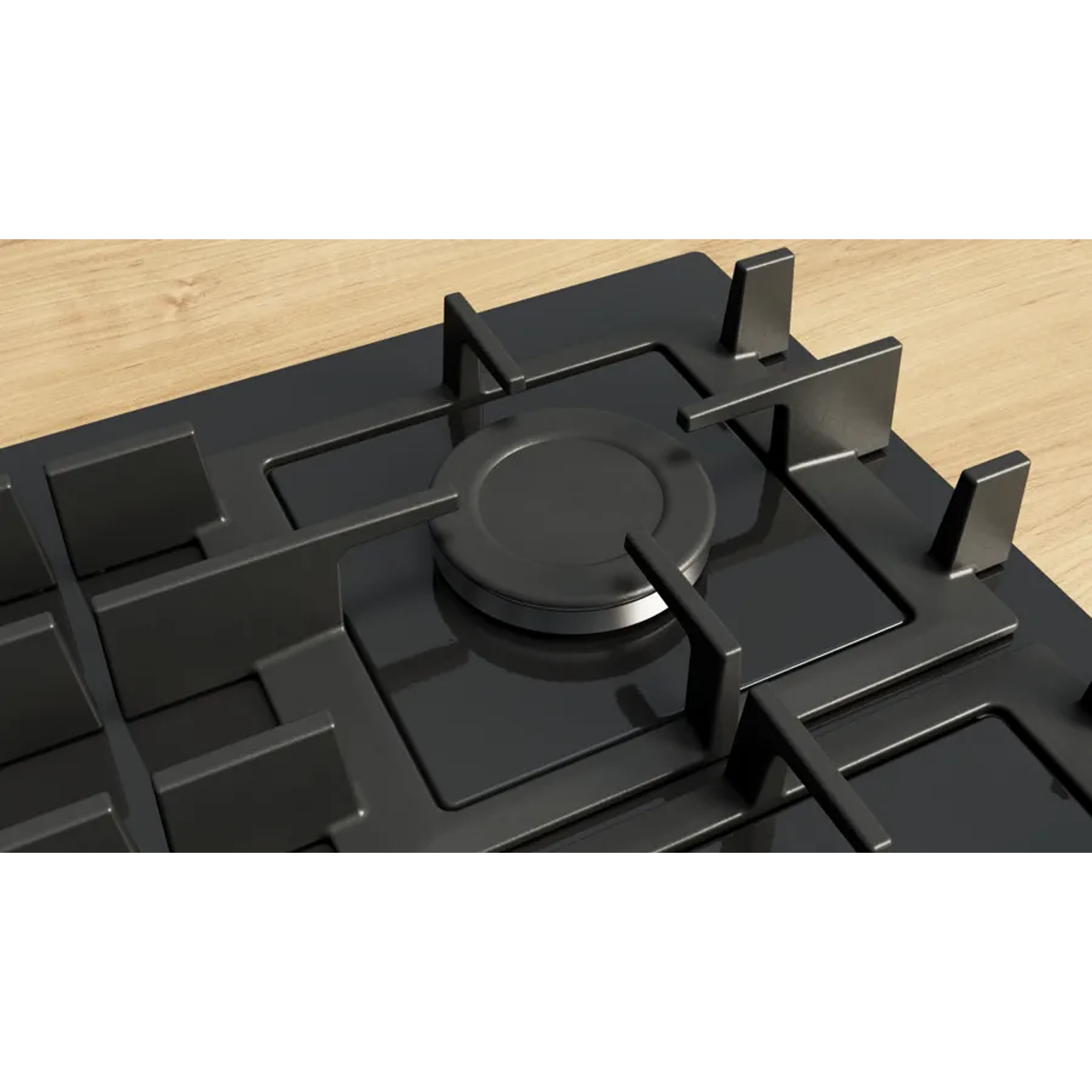 Serie 4 Placa de gas 60 cm Vidrio templado, Negro 9