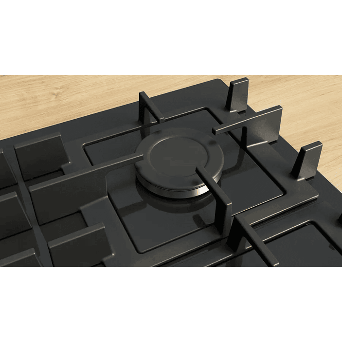 Serie 4 Placa de gas 60 cm Vidrio templado, Negro 9