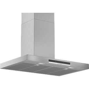 Serie 4 Campana decorativa de pared 75 cm Acero inoxidable