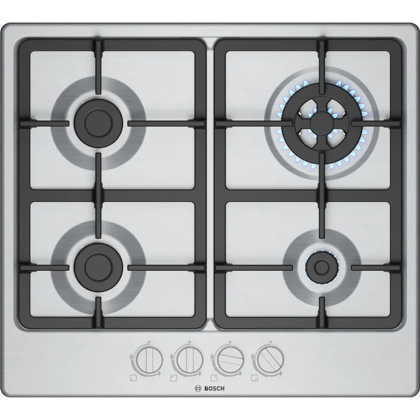 Serie 4 Placa de gas 60 cm Acero 1