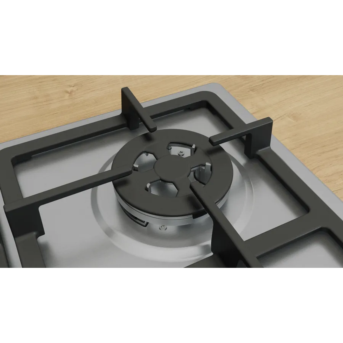 Serie 4 Placa de gas 60 cm Acero 10