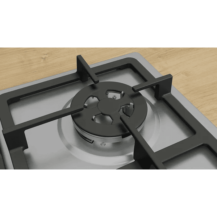 Serie 4 Placa de gas 60 cm Acero 10