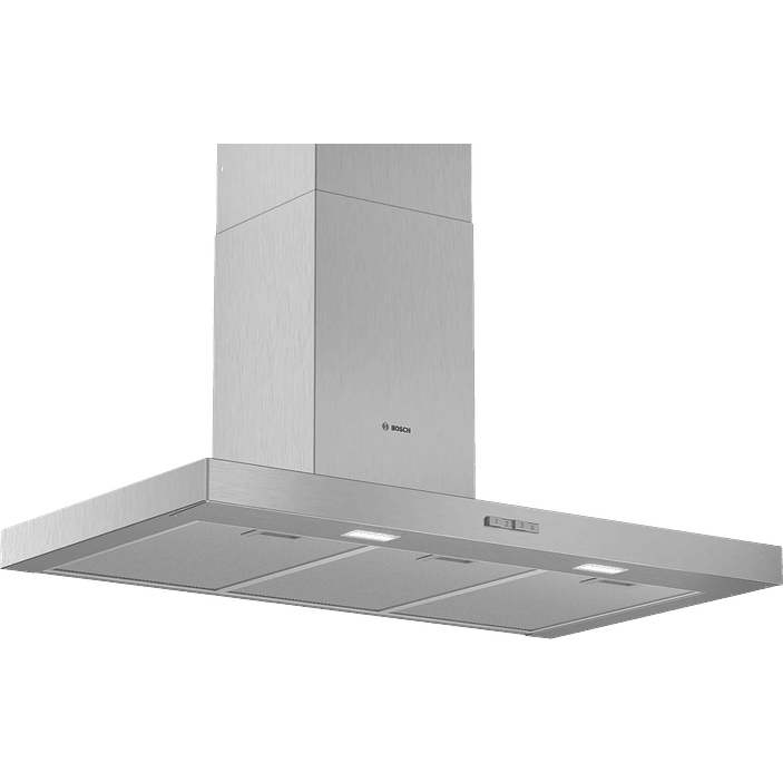 Serie 2 Campana decorativa de pared 90 cm Acero inoxidable 10