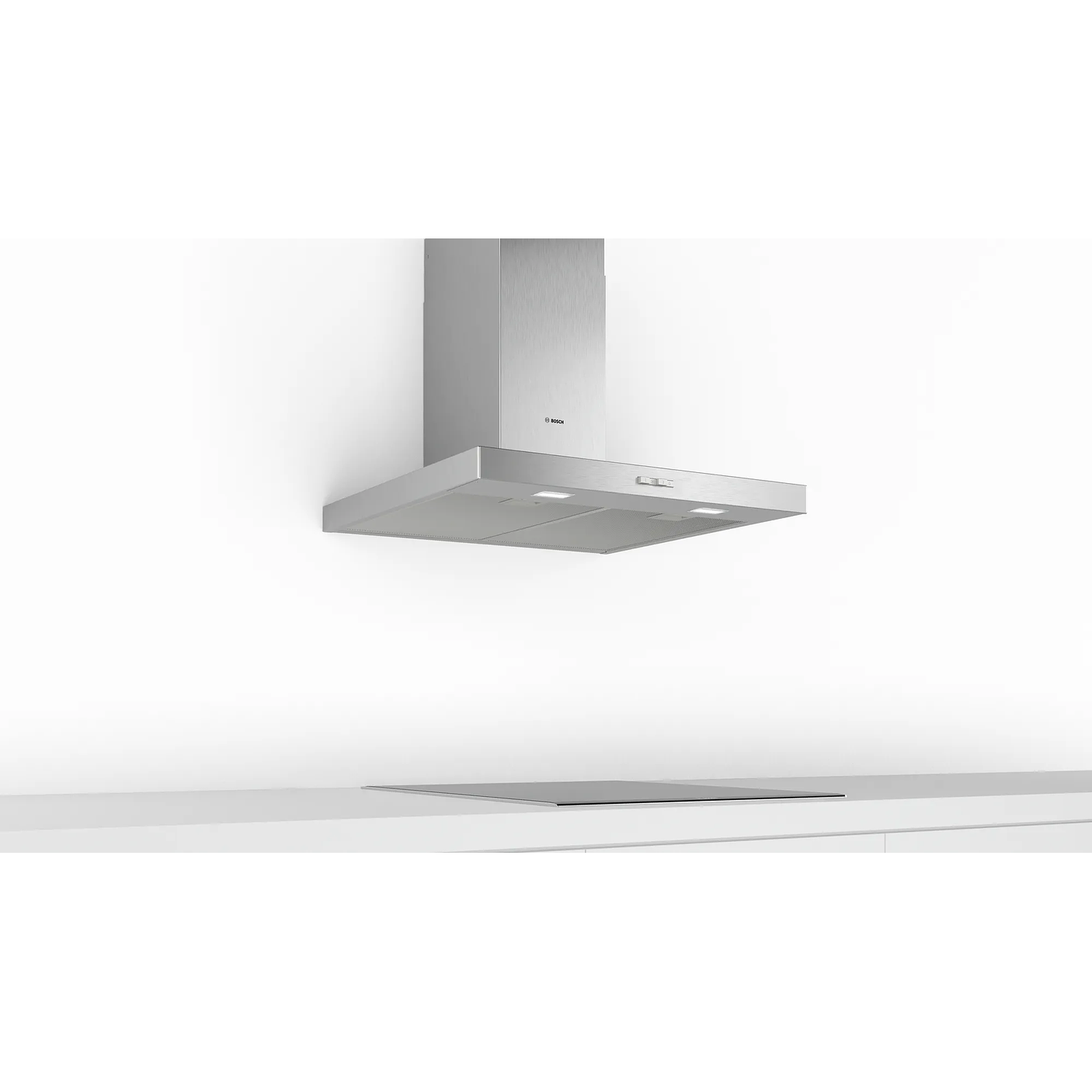 Serie 2 Campana decorativa de pared 75 cm Acero inoxidable 3