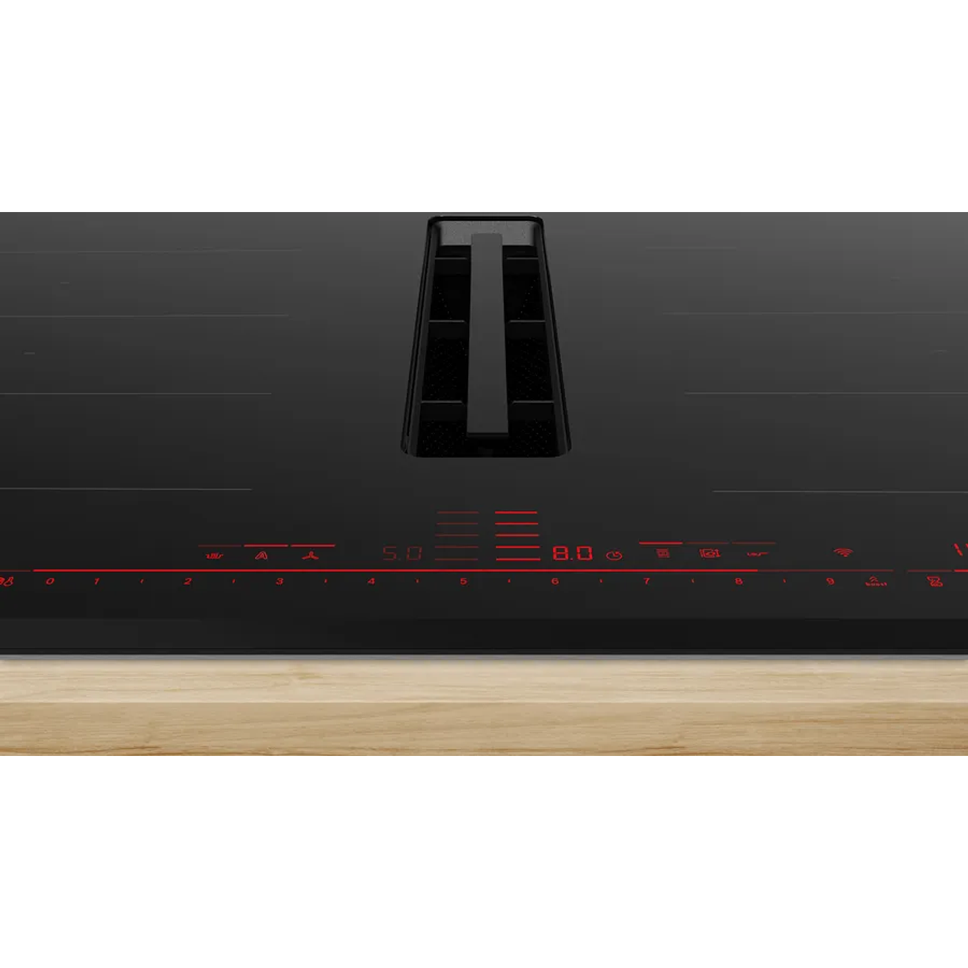 Serie 8 Placa de inducción con extractor integrado 80 cm con perfiles 3