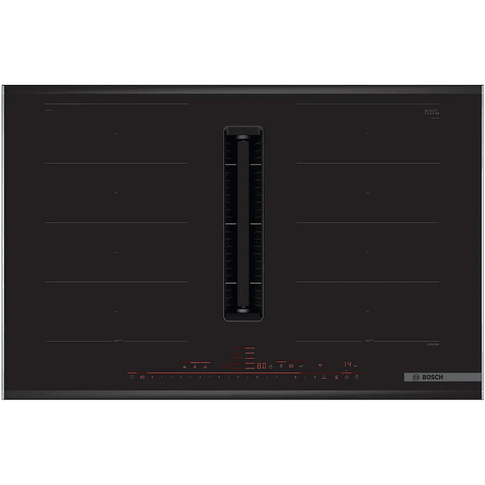 Serie 8 Placa de inducción con extractor integrado 80 cm con perfiles 1