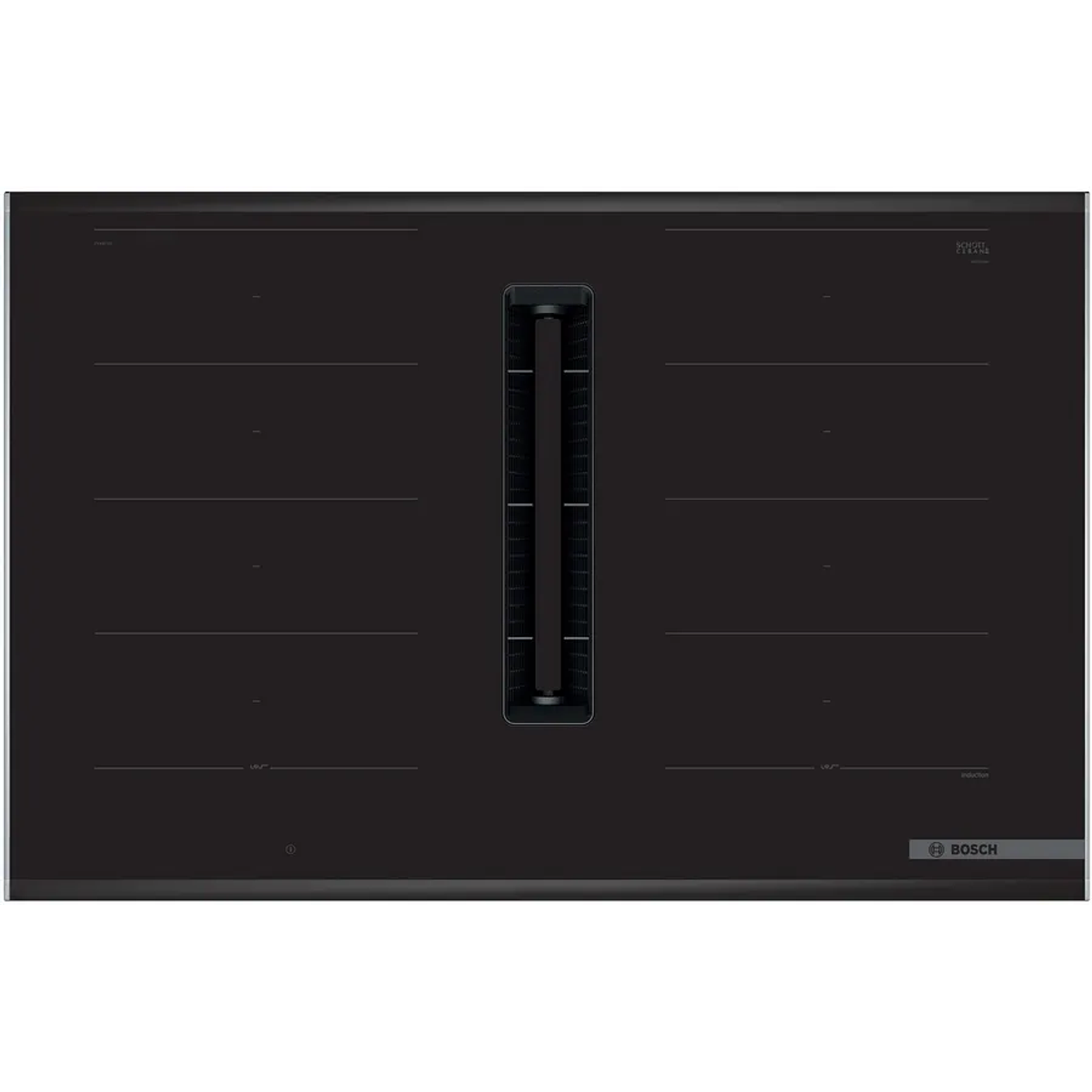 Serie 8 Placa de inducción con extractor integrado 80 cm con perfiles 2