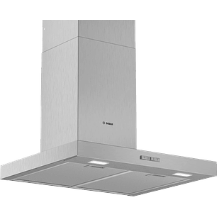 Serie 2 Campana decorativa de pared 60 cm Acero inoxidable