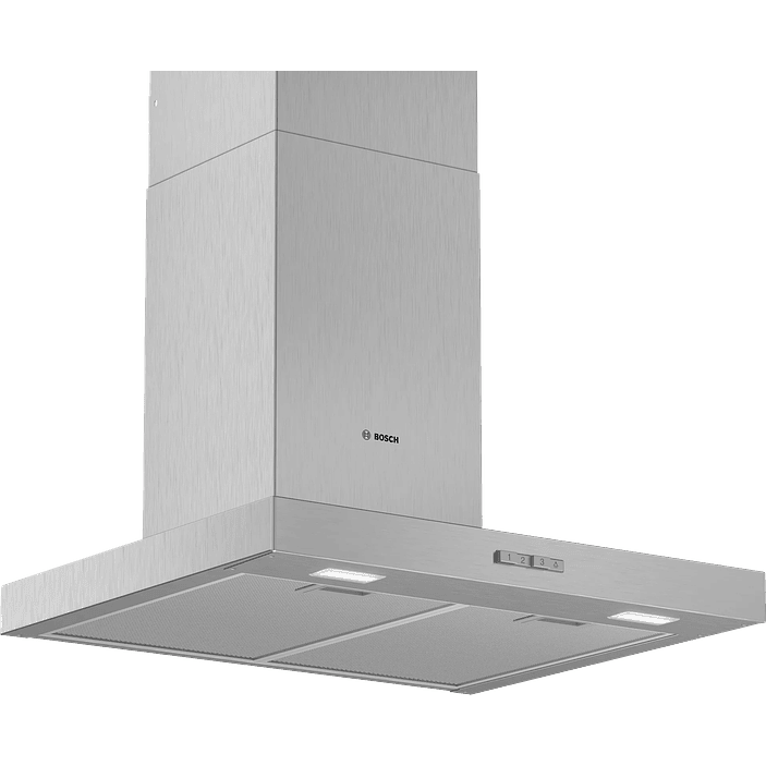 Serie 2 Campana decorativa de pared 60 cm Acero inoxidable 1