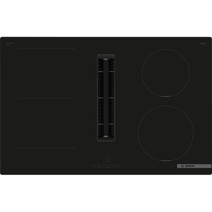 Serie 4 Placa de inducción con extractor integrado 80 cm sin perfiles 1