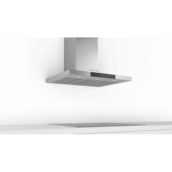 Serie 6 Campana decorativa de pared 90 cm Acero inoxidable 3