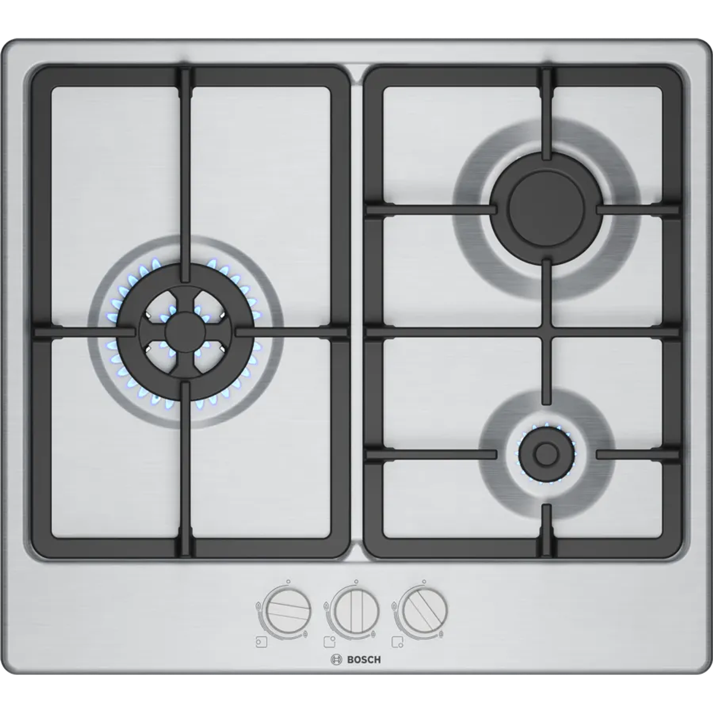 Serie 4 Placa de gas 60 cm Acero 1