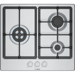 Serie 4 Placa de gas 60 cm Acero