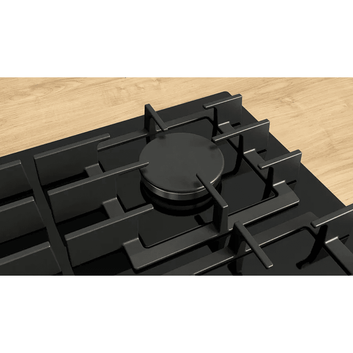 Serie 8 Placa de gas 90 cm Vidrio templado, Negro 4