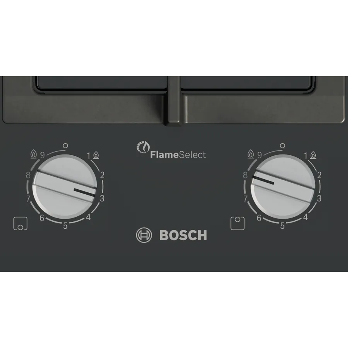 Serie 8 Placa dominó 30 cm Cristal vitrocerámico, Negro 2