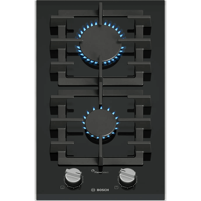 Serie 8 Placa dominó 30 cm Cristal vitrocerámico, Negro 1