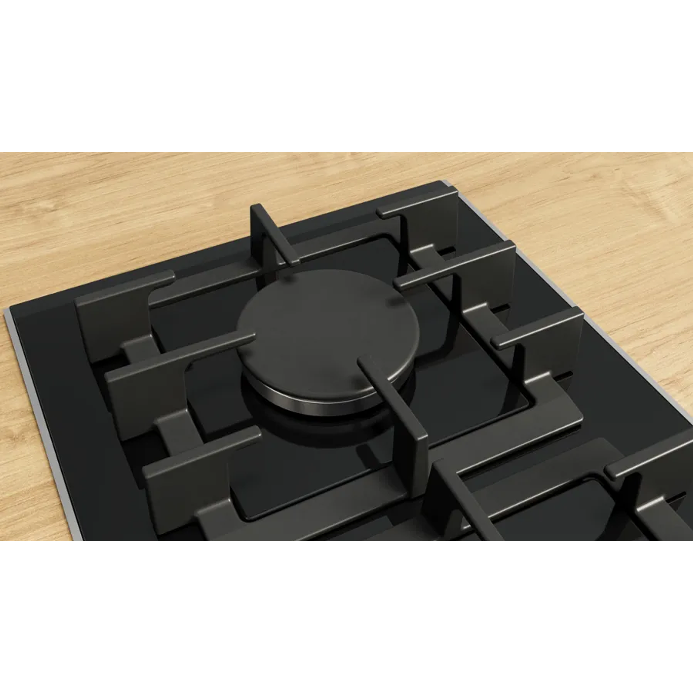 Serie 8 Placa dominó 30 cm Cristal vitrocerámico, Negro 5