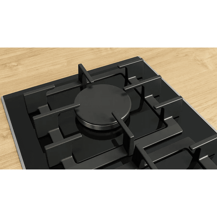 Serie 8 Placa dominó 30 cm Cristal vitrocerámico, Negro 5