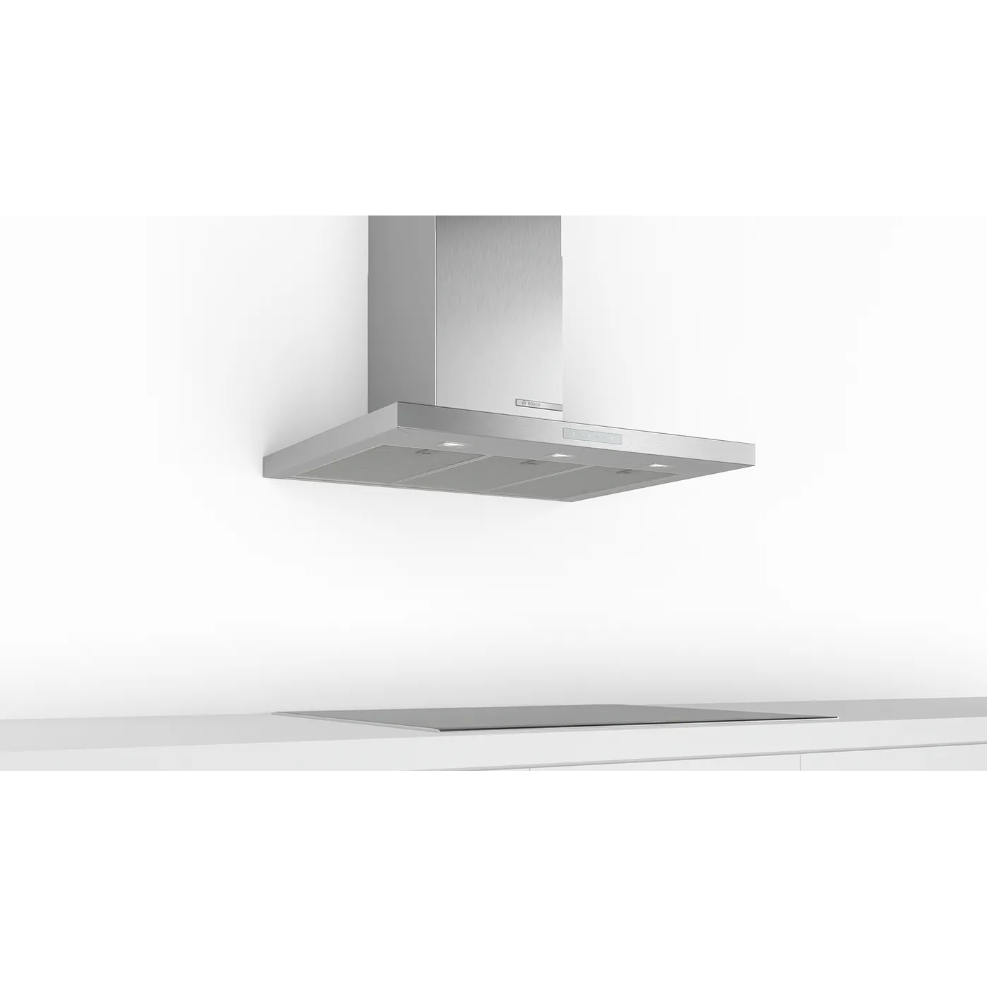 Serie 6 Campana decorativa de pared 90 cm Acero inoxidable 3