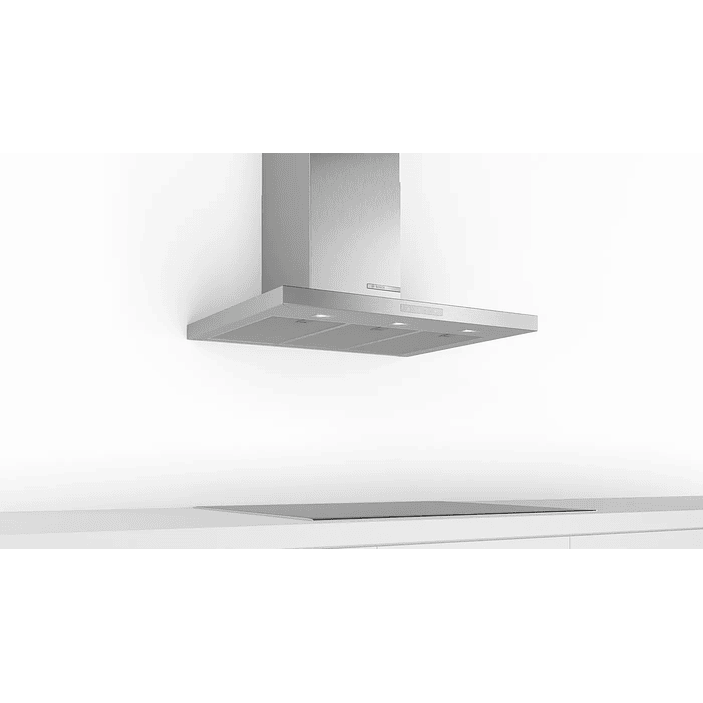 Serie 6 Campana decorativa de pared 90 cm Acero inoxidable 3