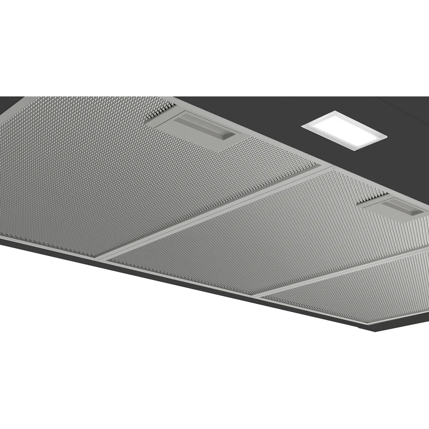 Serie 2 Campana decorativa de pared 90 cm Negro 3