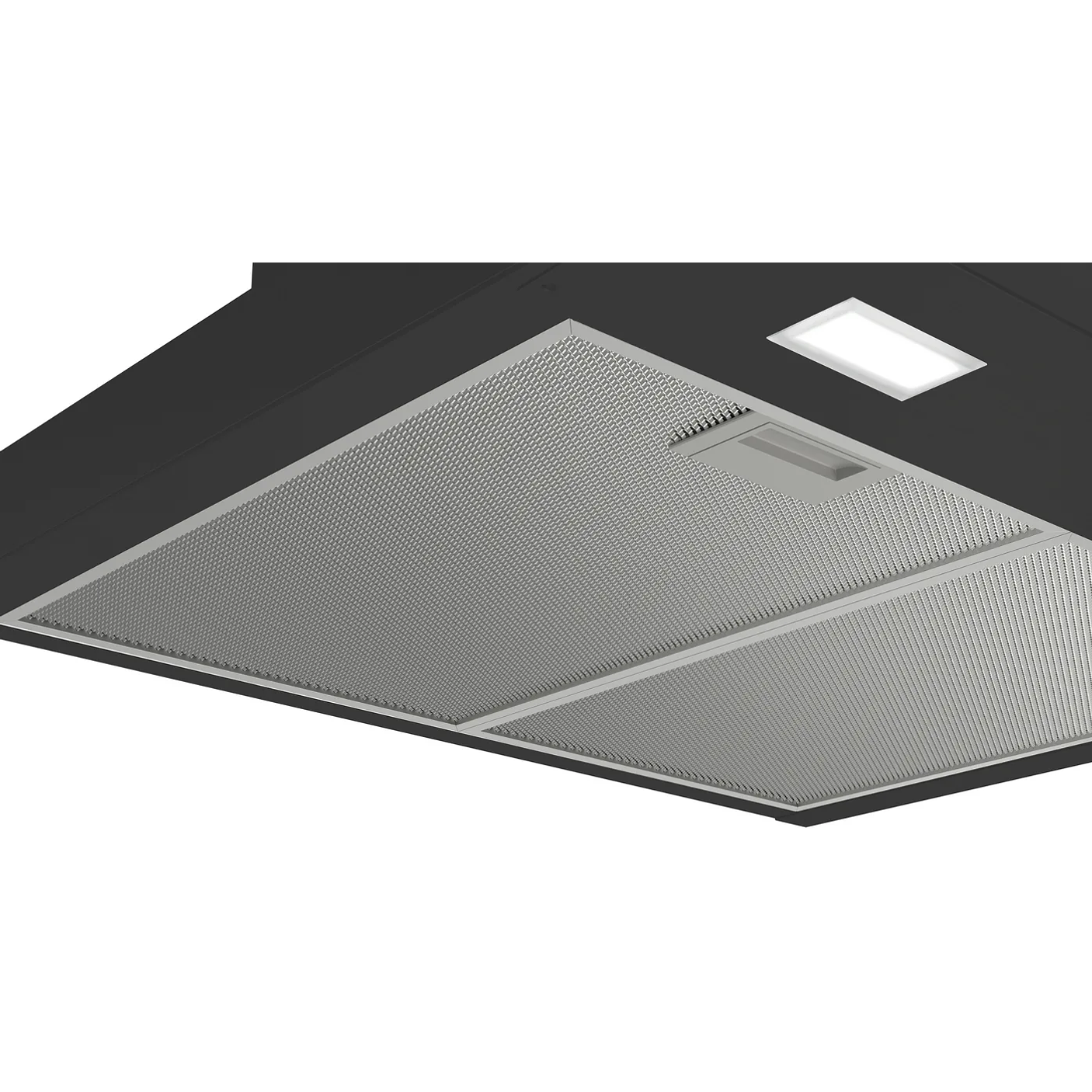 Serie 2 Campana decorativa de pared 60 cm Negro 4