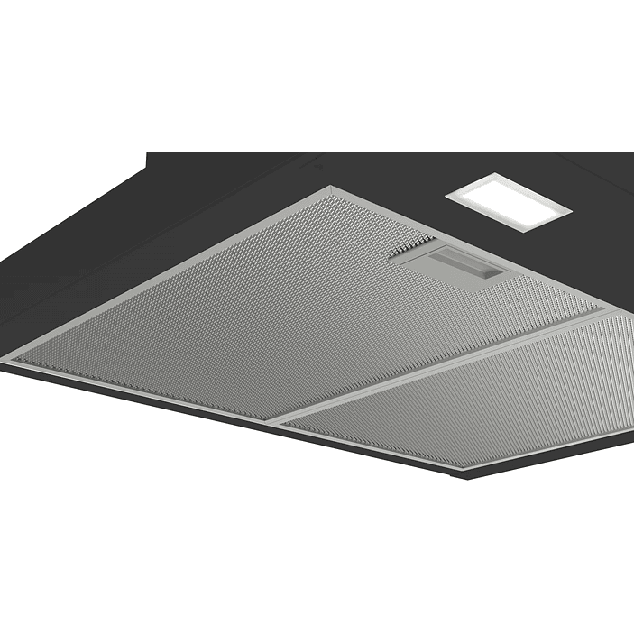 Serie 2 Campana decorativa de pared 60 cm Negro 4