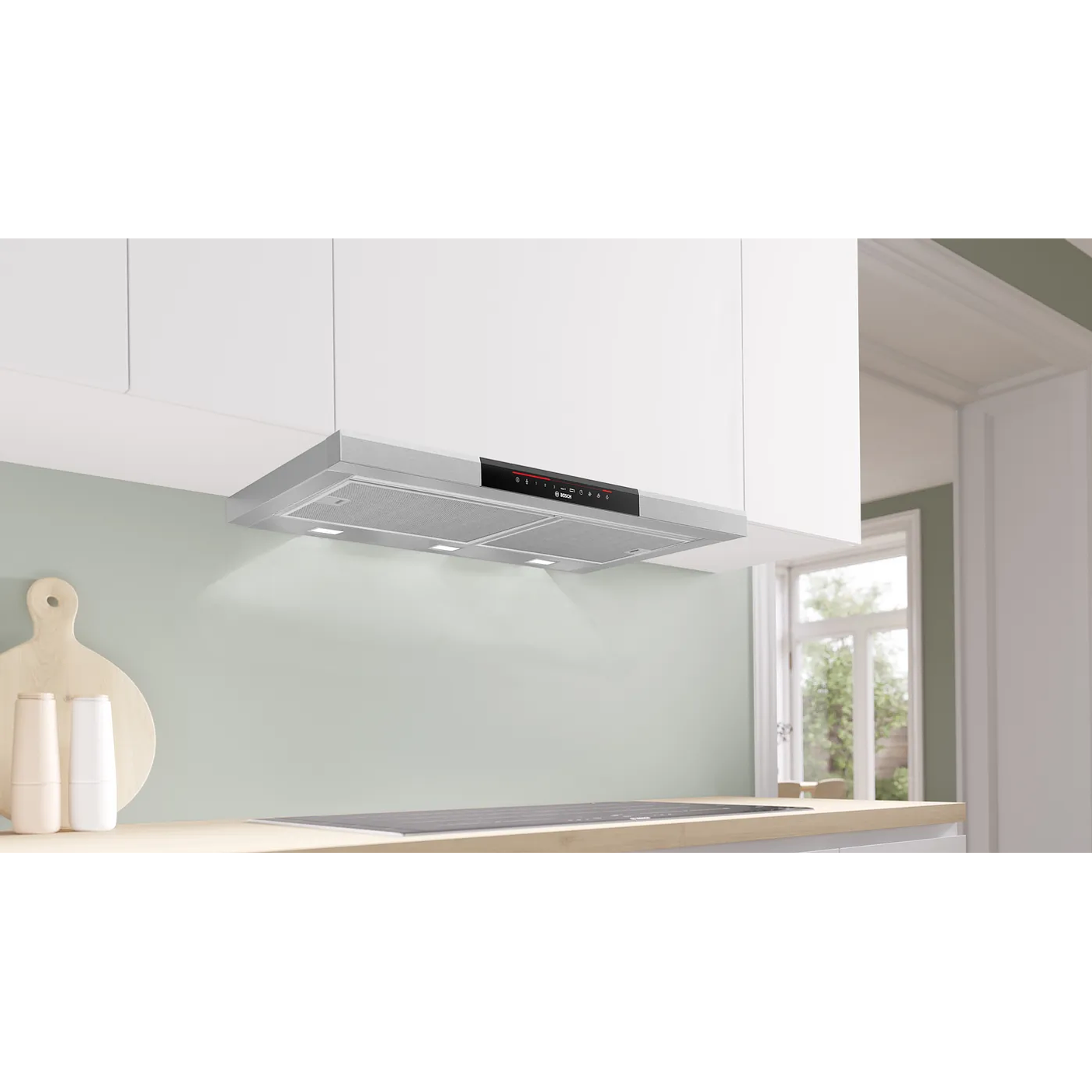 Serie 8 Campana telescópica 90 cm Acero inoxidable 2