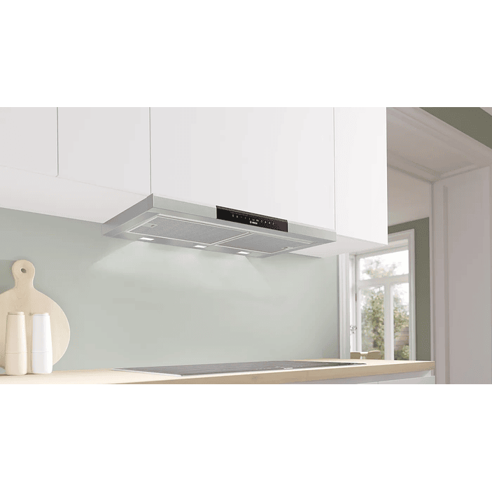 Serie 8 Campana telescópica 90 cm Acero inoxidable 2