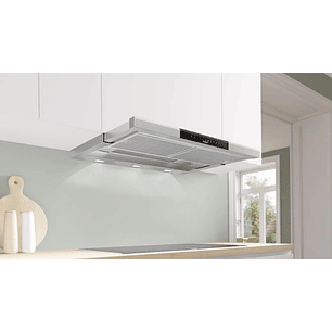 Serie 8 Campana telescópica 90 cm Acero inoxidable