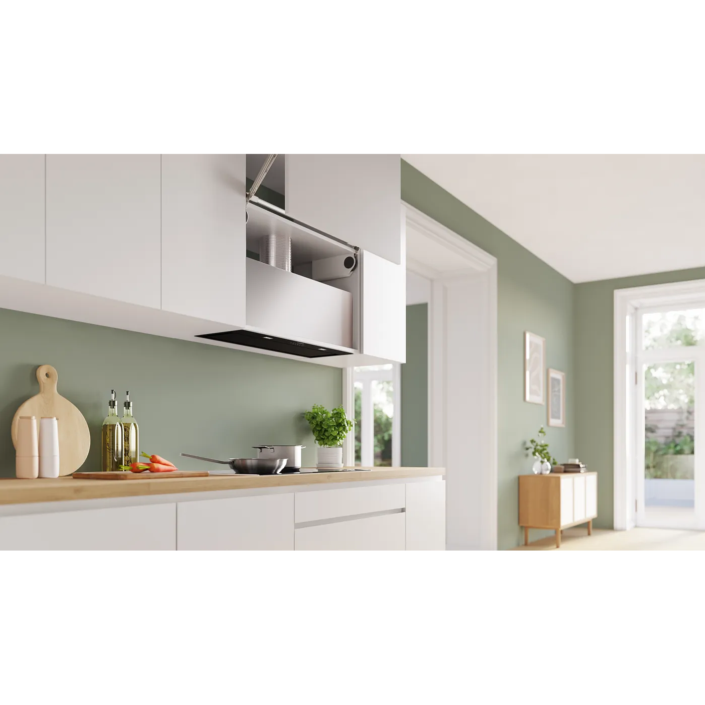 Serie 8 Módulo de integración 86 cm Negro 7