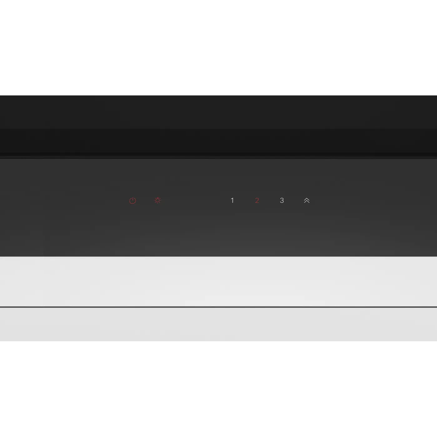 Serie 6 Campana decorativa integrable 90 cm Cristal negro 3