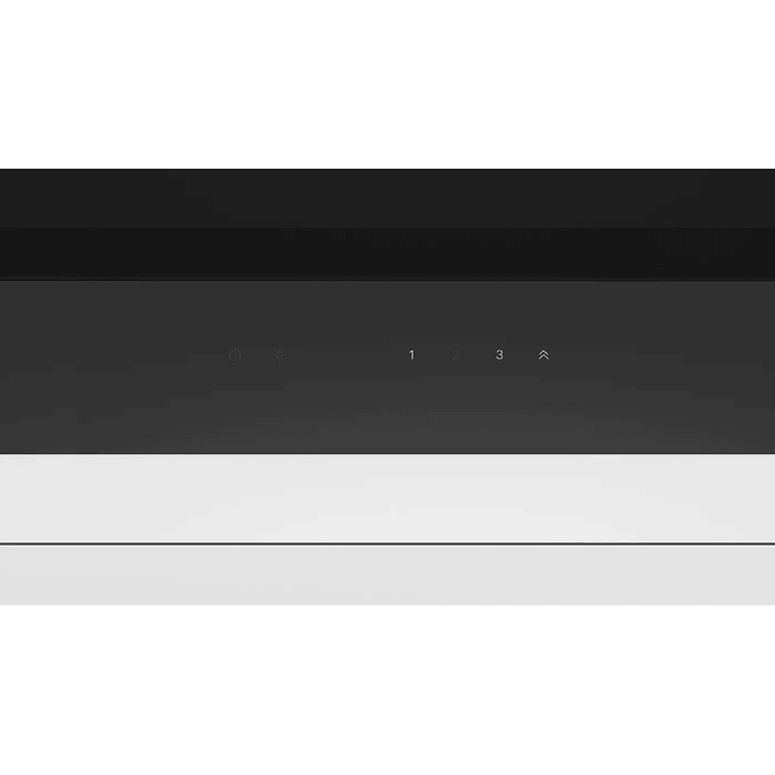 Serie 6 Campana decorativa integrable 90 cm Cristal negro 3