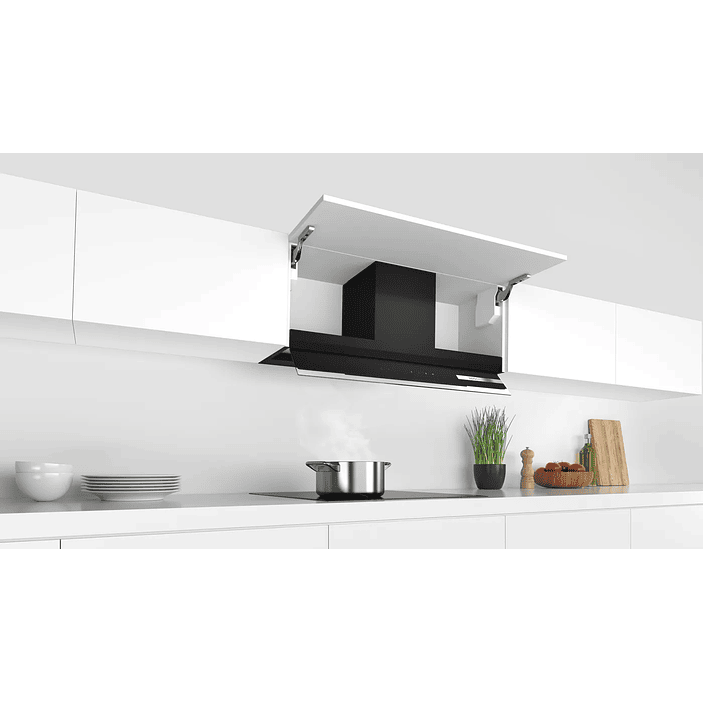 Serie 6 Campana decorativa integrable 90 cm Cristal negro 4