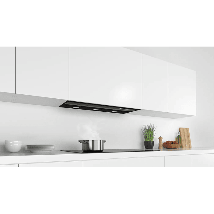 Serie 6 Campana decorativa integrable 90 cm Cristal negro 5