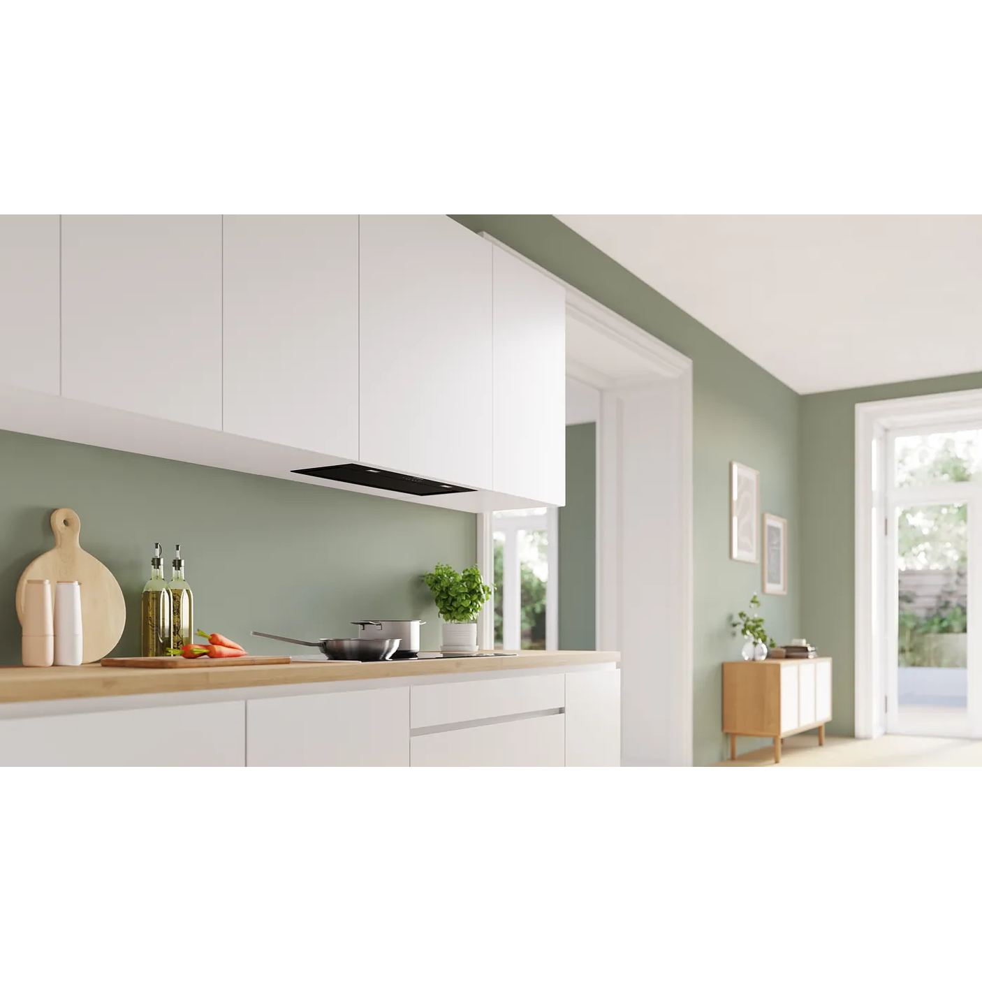 Serie 8 Módulo de integración 70 cm Negro 3