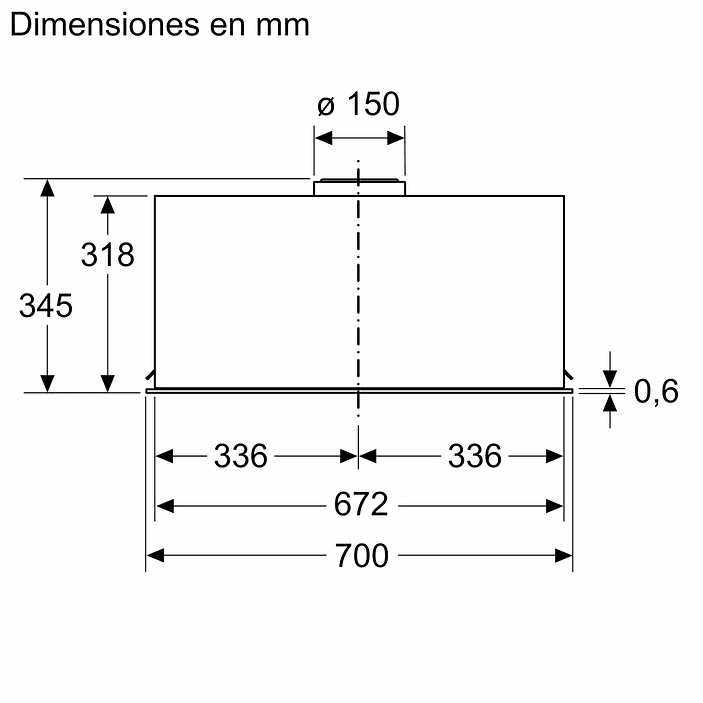 Serie 8 Módulo de integración 70 cm Negro 7