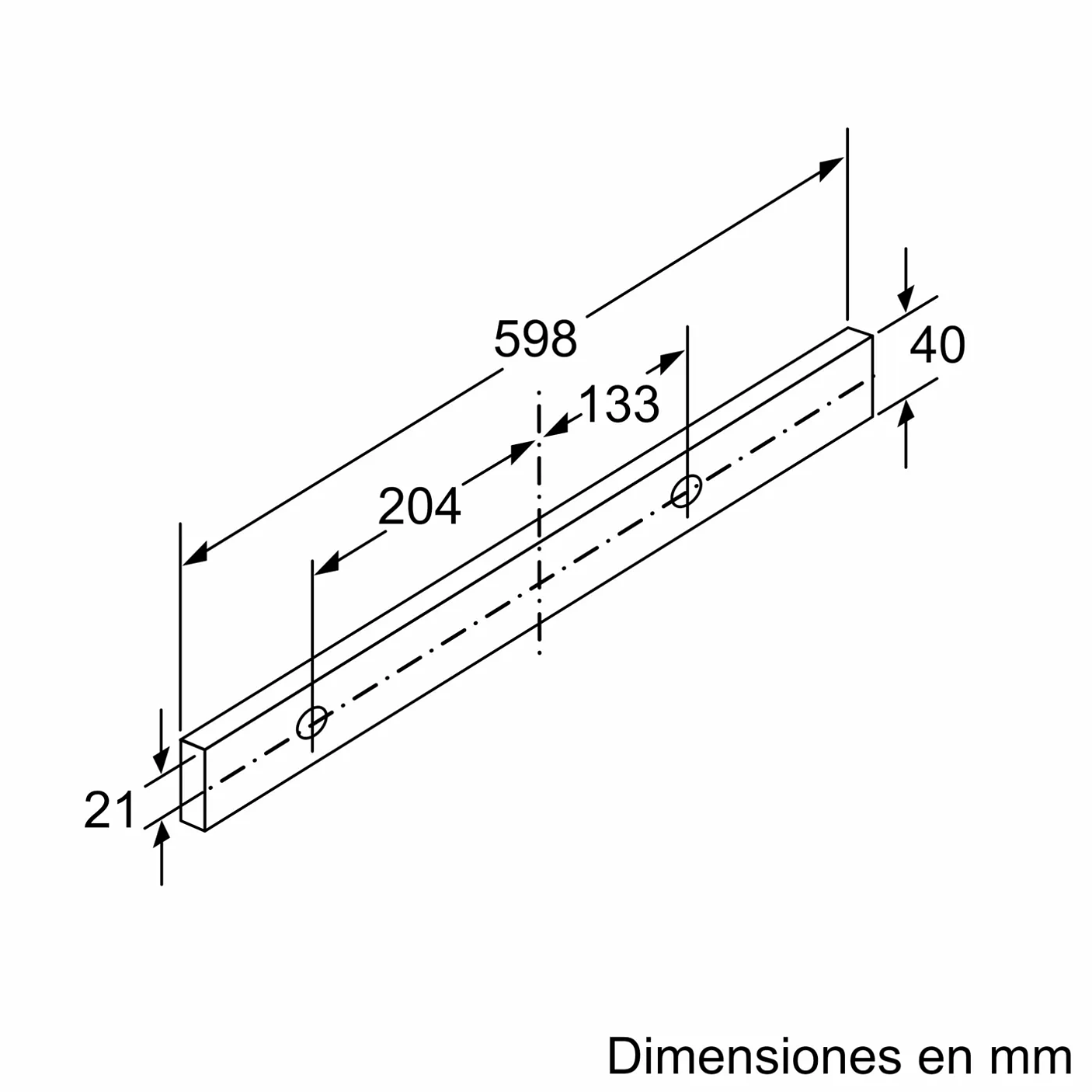 Serie 4 Campana telescópica 60 cm Plateado 8