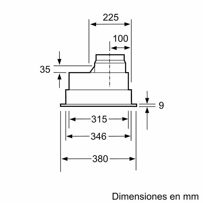 Serie 4 Módulo de integración 75 cm Plateado 3