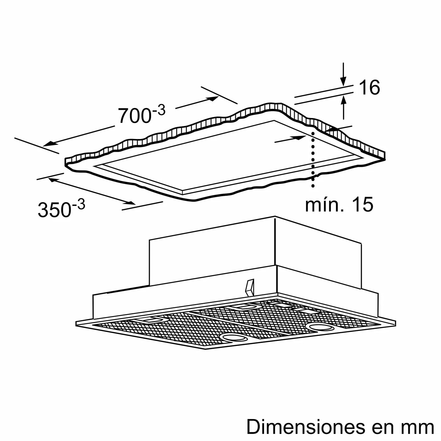 Serie 4 Módulo de integración 75 cm Plateado 5