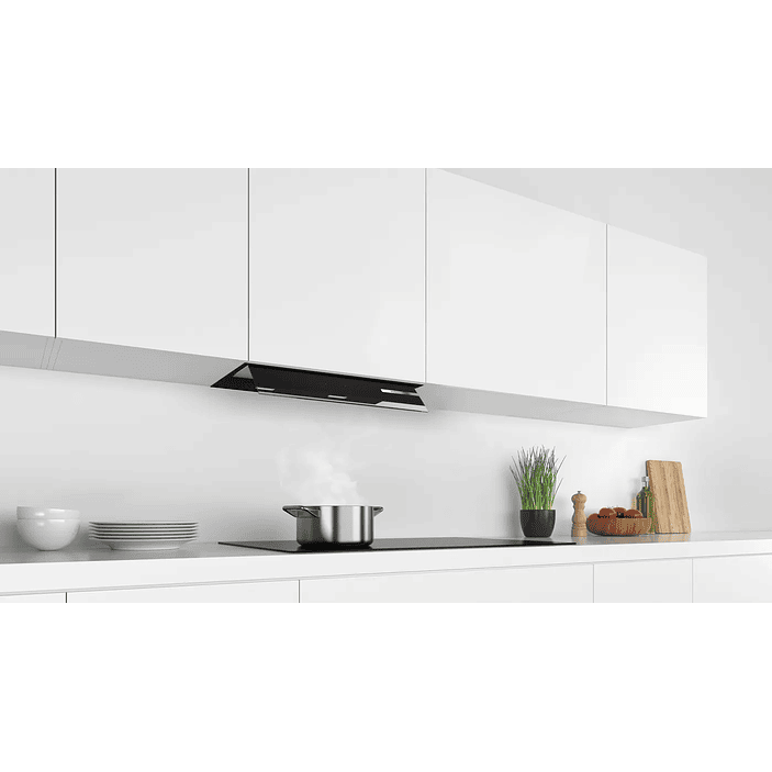 Serie 6 Campana decorativa integrable 60 cm Cristal negro, Negro 4