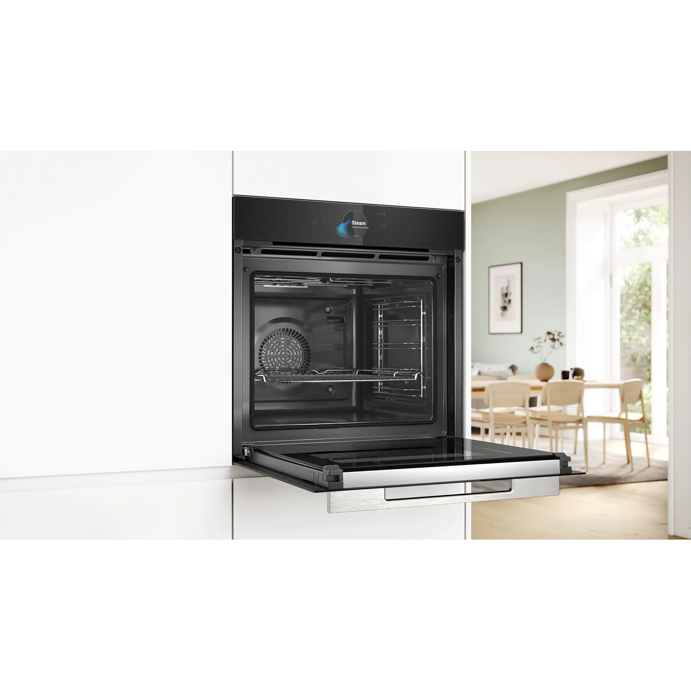Horno Bosch Serie 8 – 60 x 60 cm Negro con Vapor Combinado 2