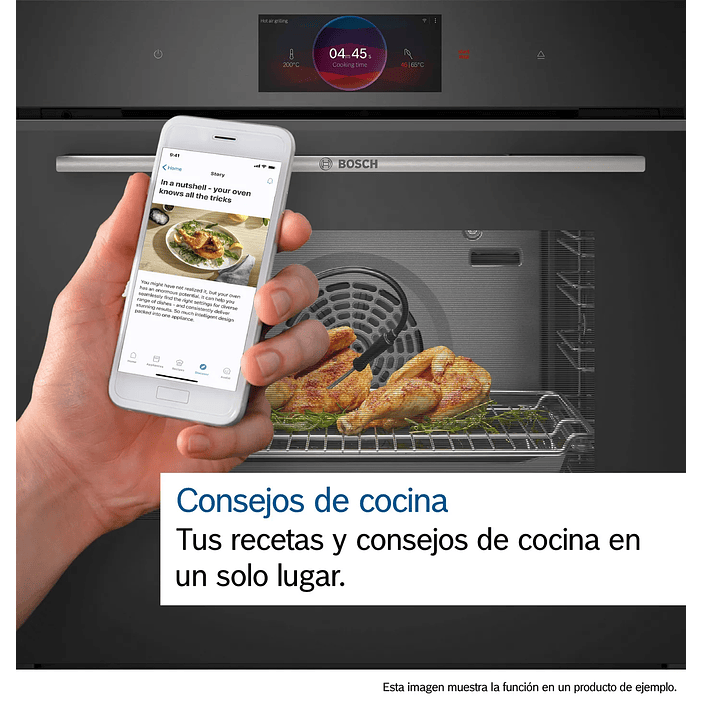 Horno Bosch Serie 8 – 60 x 60 cm Negro con Vapor Combinado 16