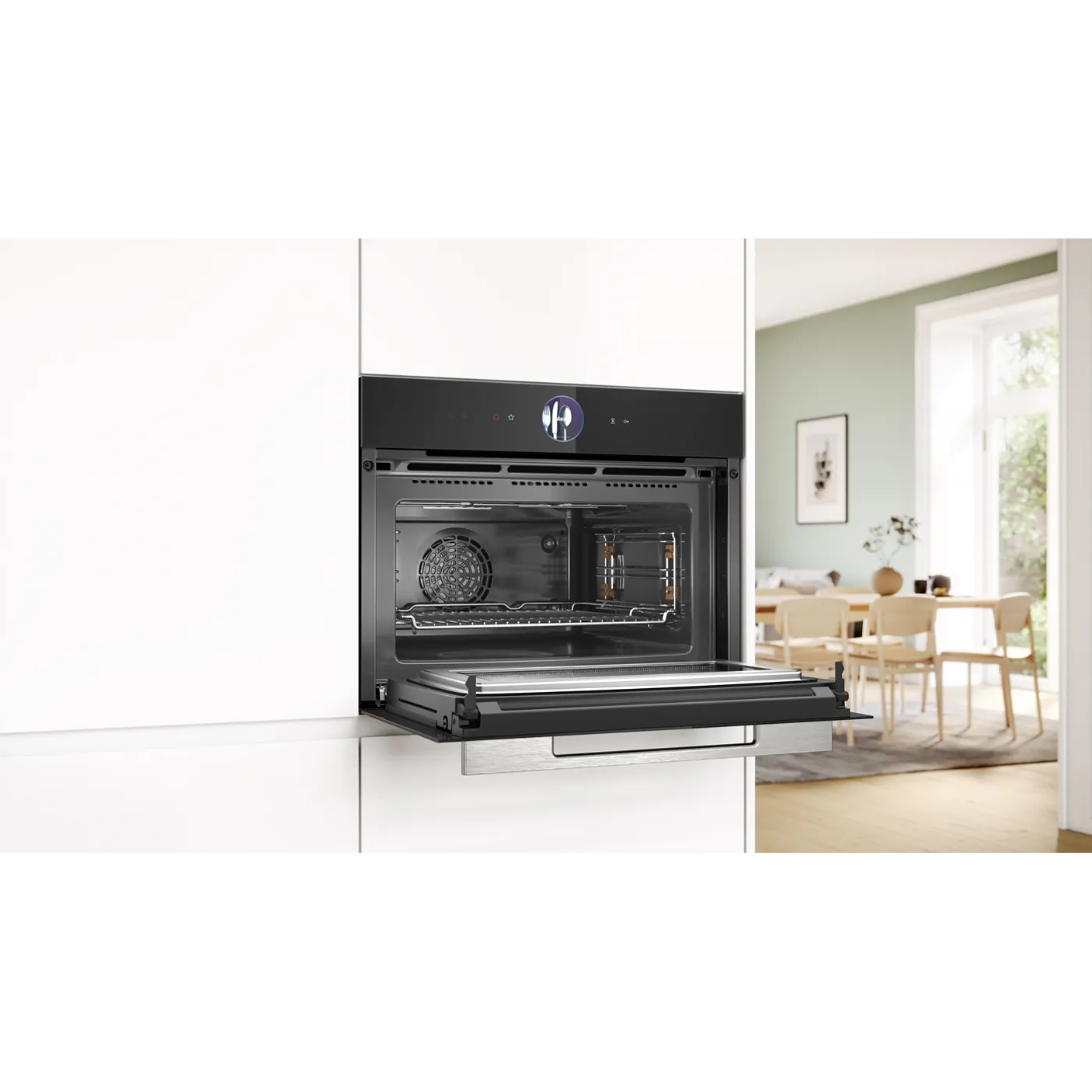 Horno Bosch Serie 8 – 60 x 45 cm Negro Compacto con Microondas 4