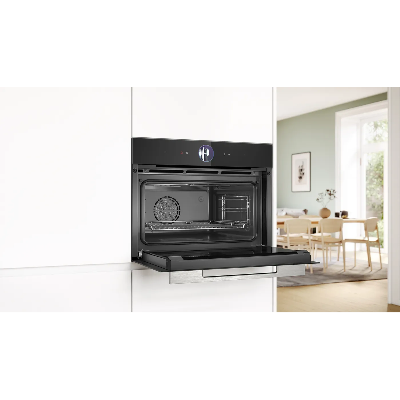 Horno Bosch Serie 8 60 x 45 cm Negro Compacto con Vapor 3