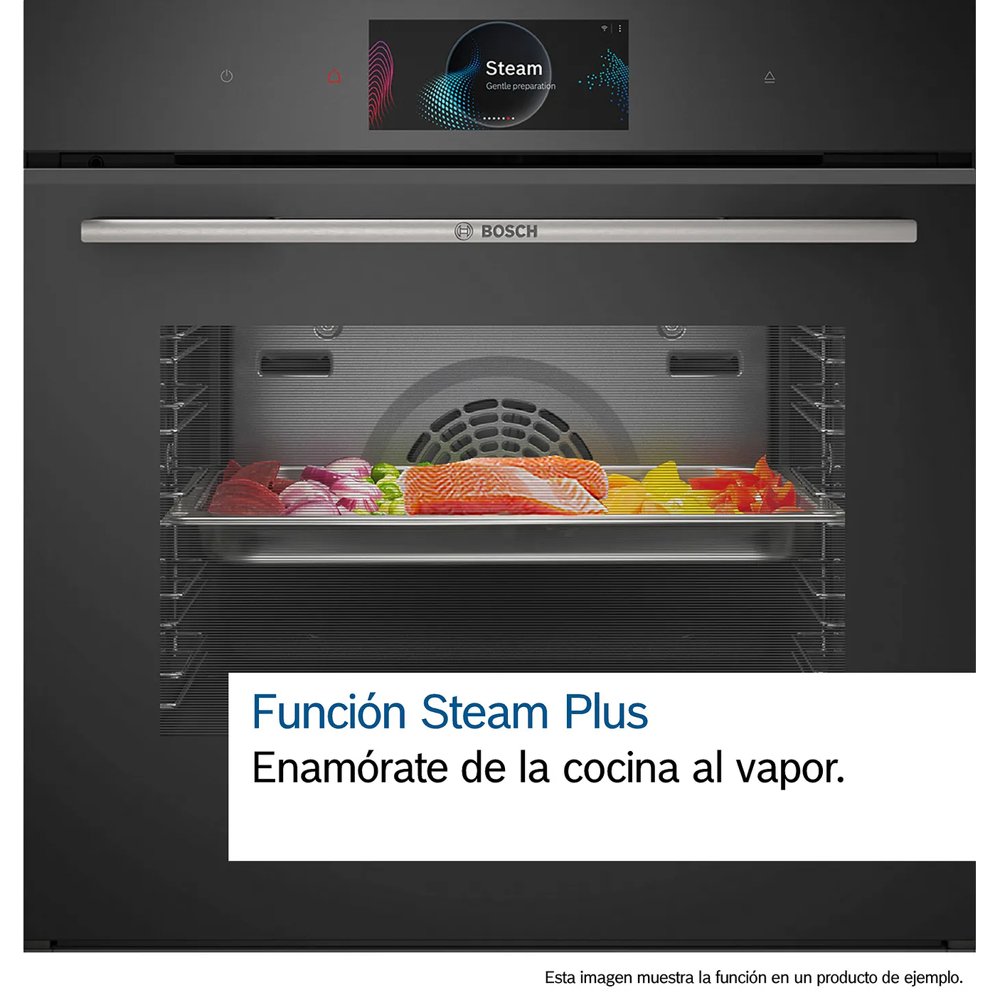 Horno Bosch Serie 8 60 x 45 cm Negro Compacto con Vapor 7