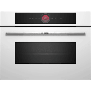 Serie 8 Horno compacto con microondas 60 x 45 cm Blanco