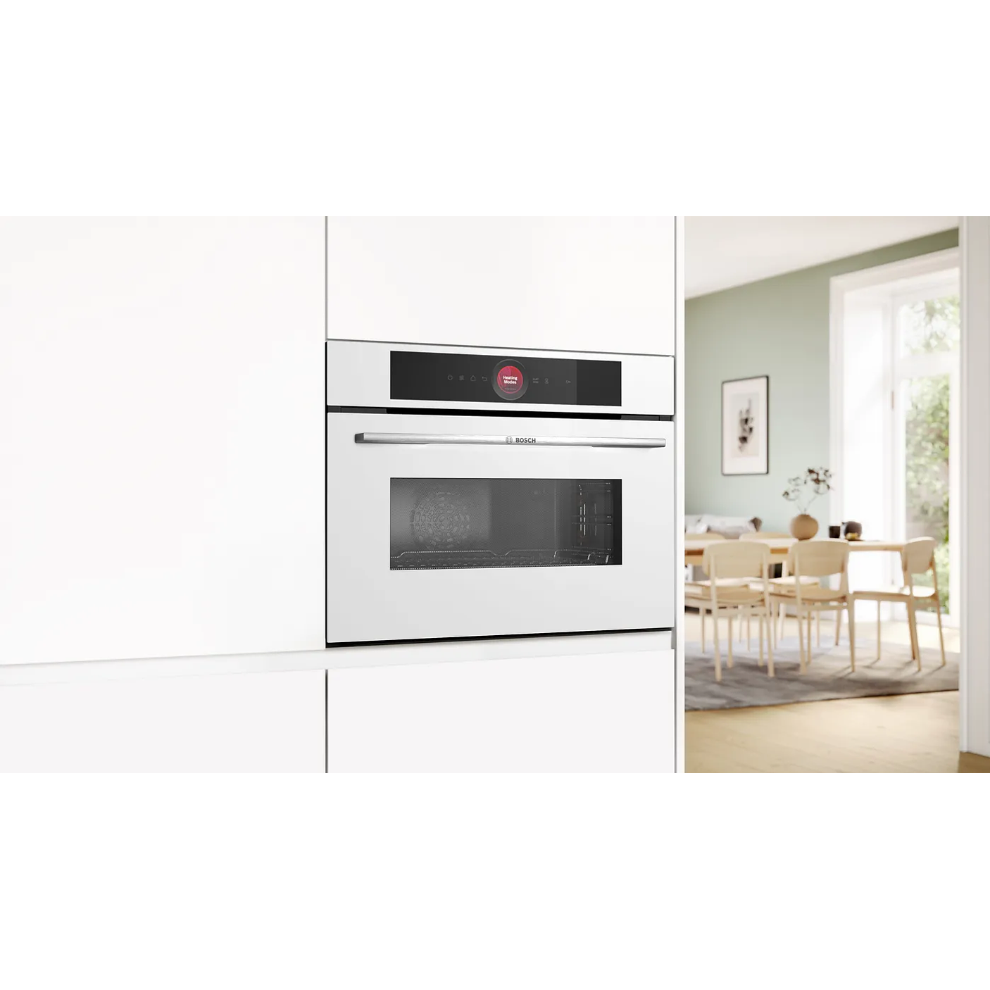 Serie 8 Horno compacto con microondas 60 x 45 cm Blanco 3