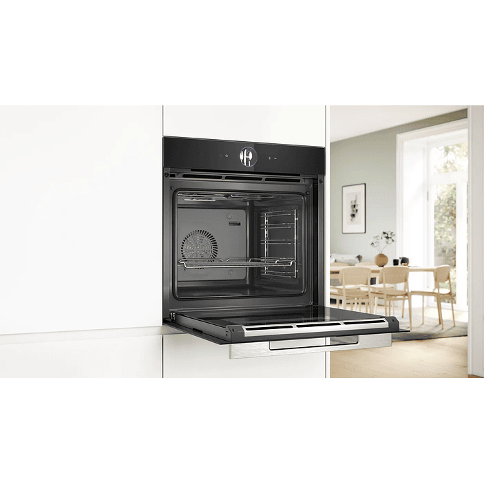 Serie 8 Horno con vapor 60 x 60 cm Negro con Vapor Asistido 6