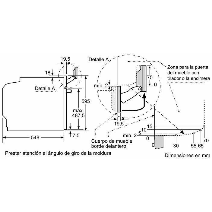 Serie 8 Horno con vapor 60 x 60 cm Negro con Vapor Asistido 11